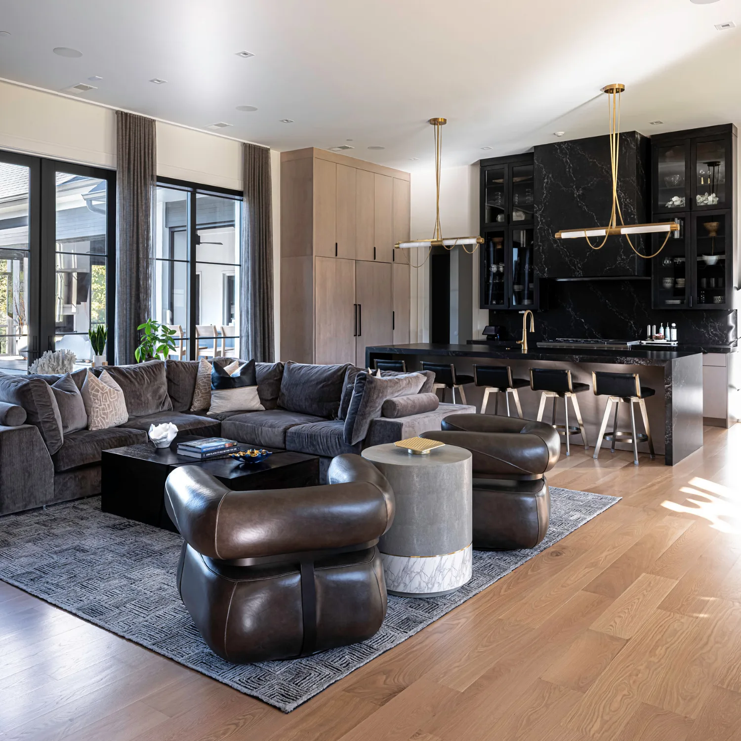 Johnson Road: Johnson Rd Family Room — Ken Garland Custom Homes